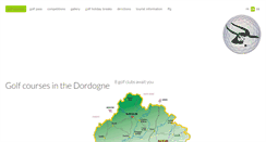 Desktop Screenshot of golf-dordogne-perigord.com