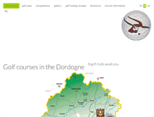 Tablet Screenshot of golf-dordogne-perigord.com